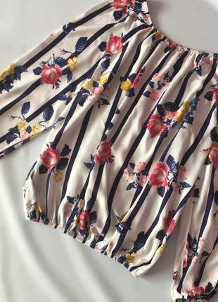 Блуза блузка в цветы джордж р.122 фото