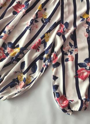 Блуза блузка в цветы джордж р.126 фото
