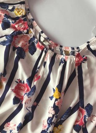 Блуза блузка в цветы джордж р.123 фото