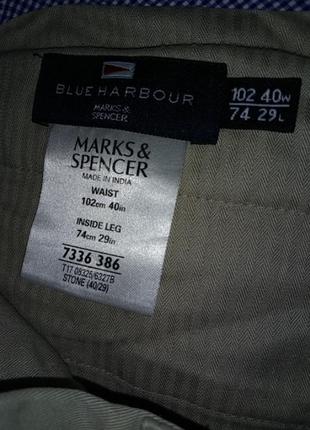 Штани штани чоловічі marks & spencer blue harbour8 фото