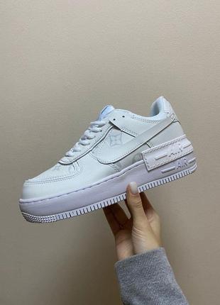 Жіночі кросівки nike air force 1 white shadow