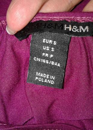 Стильная вискоза блуза с открытой спинкой 36(s)разм. h&m  цена символическая3 фото
