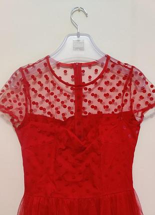 Красное платье нарядное. червона сукня вечірня, вихідна.