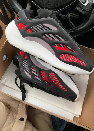 Adidas yeezy 700 v3 black red🆕шикарні кросівки адідас🆕купити накладений платіж