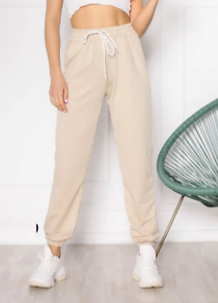 Женские штаны спортивные с карманами, брюки джоггеры, 3 цвета, 55ко