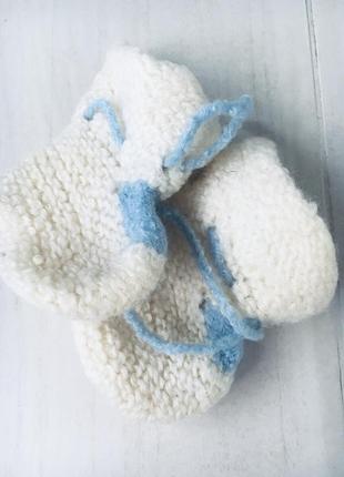 Носки вязаные, пинетки вязание 🧶, в’язані пінними