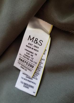 Топ блуза m&s цвета хаки xxl5 фото