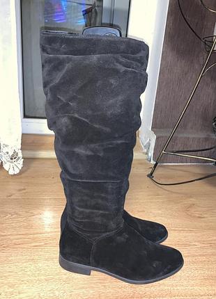 Замшеві сапоги