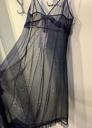 Платье-комбинация «zara”, размеры: m, l8 фото