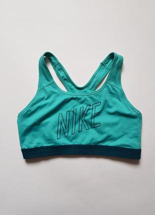 Стильный спортивный топ nike solid dri fit оригинал,топ для зала,яркий спортивный топ
