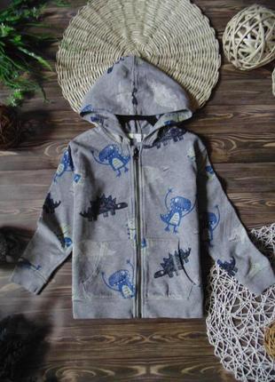 Толстовка с динозаврами bluezoo