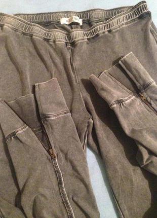 Брендовые брюки  леггинсы с градиентом5 фото