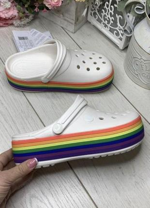 Знижка! crocs platform, крокси сабо на платформі3 фото