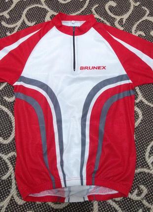 Фірмова чоловіча спортивна велофутболка brunex