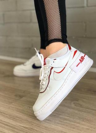 Nike air force shadow, кросівки жіночі найк стильные белые женские кроссовки найк форс