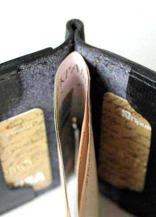 Чоловічий ремінь і портмоне чорний гаманець подарунок чоловікові на 14 лютого4 фото