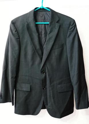 Пиджак мужской классический от hugo boss 46 размер шерсть5 фото