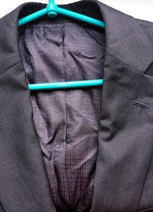 Пиджак мужской классический от hugo boss 46 размер шерсть6 фото
