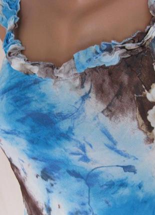 Легкий длинный шифоновый сарафан платье в обтяжку по фигуре lovie paris, made in france, км08698 фото