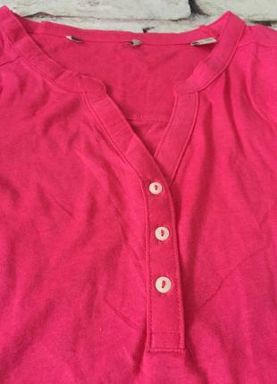 Рожева блузка рукав три чверті блузка5 фото