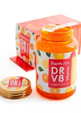 Сыворотка с витаминами farmstay dr-v8 vitamin ampoule2 фото