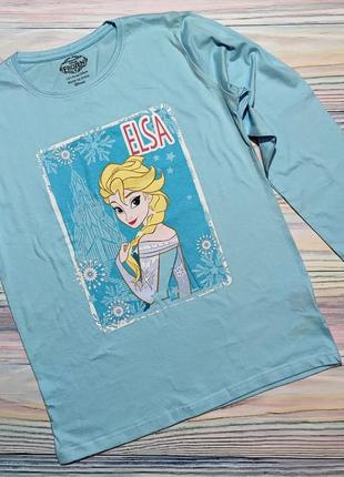 Голубой реглан с эльзой disney р. 12-13 лет