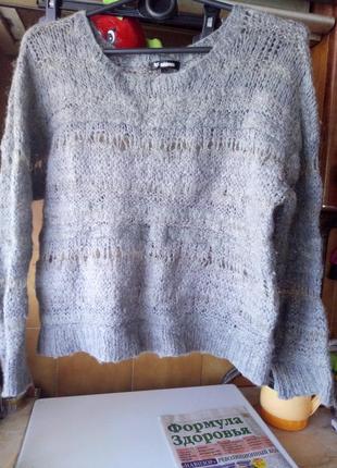 M minimum. ажурный короткий пуловер свитер