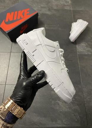 Nike air force 1 pixel white (белый) 36-37-38-39-40