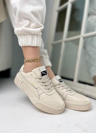 Женские кроссовки puma cali beige