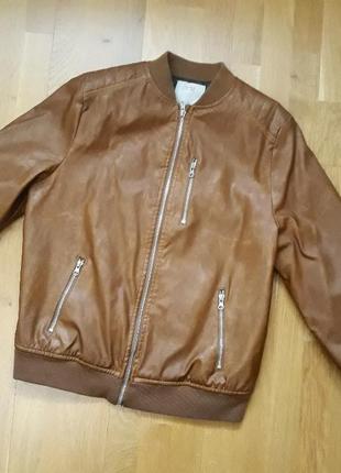 Кожанка косуха кожаная куртка zara