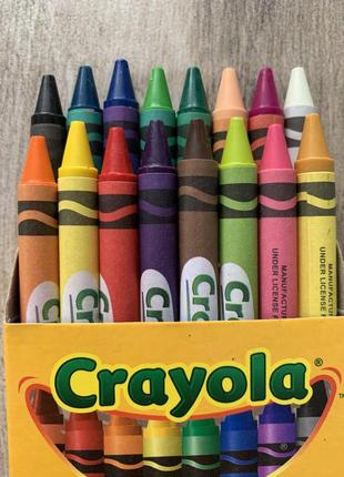 Цветные восковые карандаши crayola, 16 шт3 фото