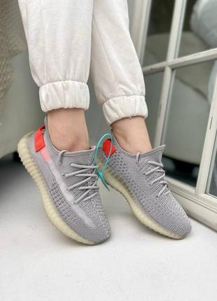 Adidas yeezy boost 350 grey/orange🆕шикарні кросівки адідас🆕купити накладений платіж10 фото