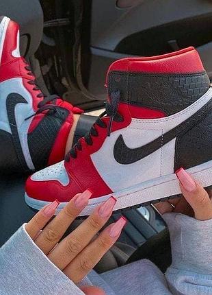 PSG Air Jordan 4 1 retro high satin snake 🆕шикарні кросівки найк🆕купити накладений платіж