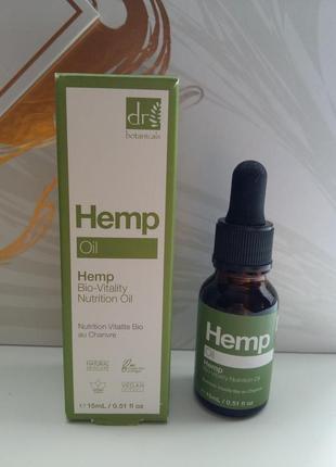 Масло семян конопли для лица dr botanicals hemp bio-vitality nutrition oil