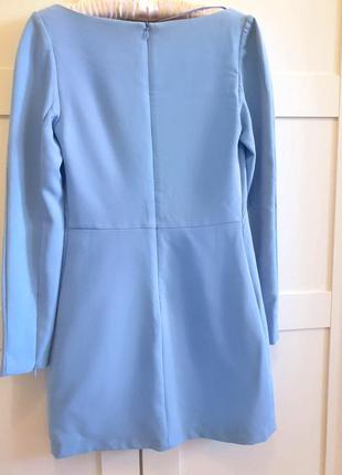 Нарядное женское платье небесно- голубого цвета, oodji3 фото
