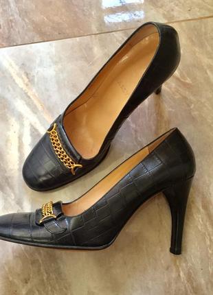 Bally-ексклюзивні туфлі з шкіри крокодила