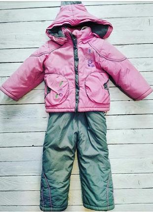 Зимовий комбінезон на дівчинку 1-2 роки