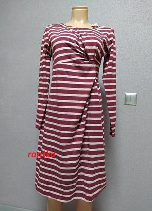 Шикарное фирменное трикотажное платье из котона длинный рукав2 фото