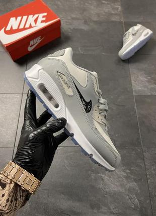 Nike air max 90 grey white (сірий) 41-42-44-45