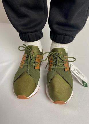 Жіночі кросівки puma muse green9 фото