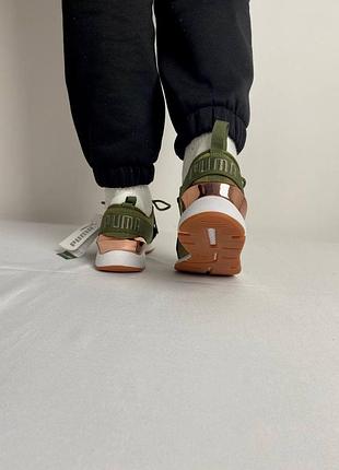 Жіночі кросівки puma muse green10 фото