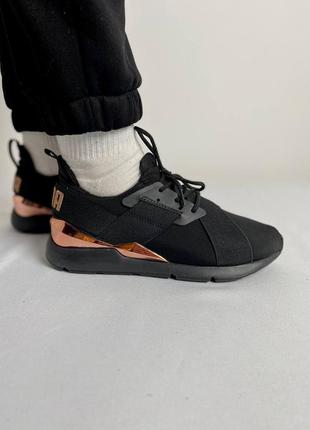 Жіночі кросівки puma muse black2 фото