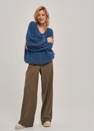 Светр оверсайз з вспушенной шерсти альпака5 фото