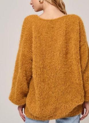 Светр оверсайз з вспушенной шерсти альпака9 фото
