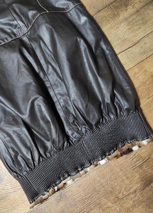 Дублёнка шубка пальто xxs-xs натуральная непромокаемая длинная с капюшоном6 фото