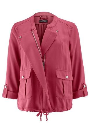 Куртка-ветровка ягодного цвета в стиле casual tchibo(германия) eur406 фото