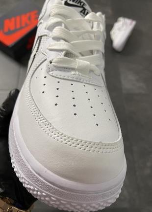 Nike air force 1 low white black (белый) 36-37-38-39-40-41-42-43-44-456 фото