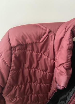 Куртка женская демисезонная бордовая марсала4 фото