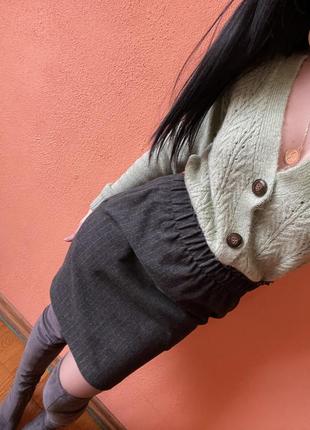 Тепла спідниця reserved з кишенями