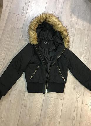 Куртка курточка зимняя укорочённая